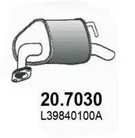 Глушитель выхлопных газов конечный 207030 ASSO