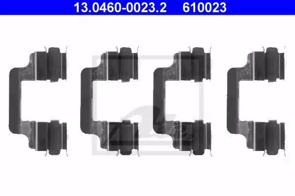 Комплект монтажный тормозных колодок 13.0460-0023.2 ATE