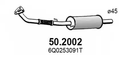 Глушитель передний 502002 ASSO