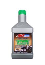 Мотоциклетное масло AMSOIL Synthetic V-Twin Motorcycle Oil SAE 15W-60 (0.946л)