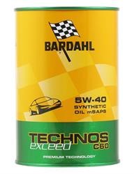 Синтетическоемоторное масло Bardahl TECHNOS MSAPS Exceed C60 5W-40 1 л