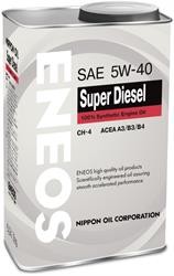 Синтетическоемоторное масло Eneos Super Diesel Synthetic SAE 5W-40 0.946 л