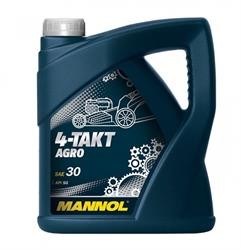 Моторное масло Масло Mannol мототехника 4T-Takt Agro SAE 30 4 л 