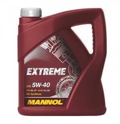 Масло MANNOL Extreme 5W40 моторное синтетическое 4 л (Масло Mannol 5/40 Extreme