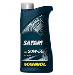 Моторное масло Mannol SAFARI 20W50 Всесезонное минеральное масло 20W-50 1 л. 