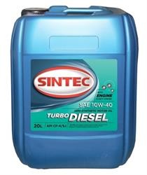 Масло Sintoil/Sintec 10/40 Turbo Diesel API CF-4/CF/SJ п/синтетическое 20 л