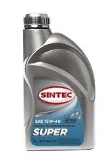 Моторное масло Масло Sintoil/Sintec 15/40 супер SG/CD минеральное  1 л 