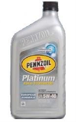 Синтетическоемоторное масло Pennzoil Platinum European Formula 5W-40 0.946 л
