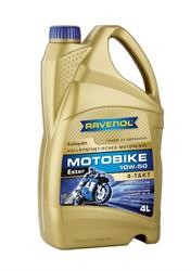 Синтетическоемоторное масло Ravenol Motobike 4-T Ester 10W-50 4 л
