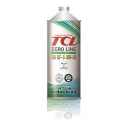 Масло моторное TCL Zero Line Fully Synth, Fuel Economy, SN, GF-5, 0W20, 1л