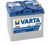 Автомобильный аккумулятор 6ст - 60 (Varta) D48 Blue Dynamic Asia . 560 411 054 - пп