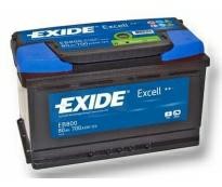 Автомобильный аккумулятор 6ст - 80 (Exide Exell) - низк. оп